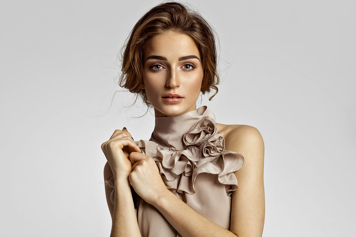 Body blouse top with frills